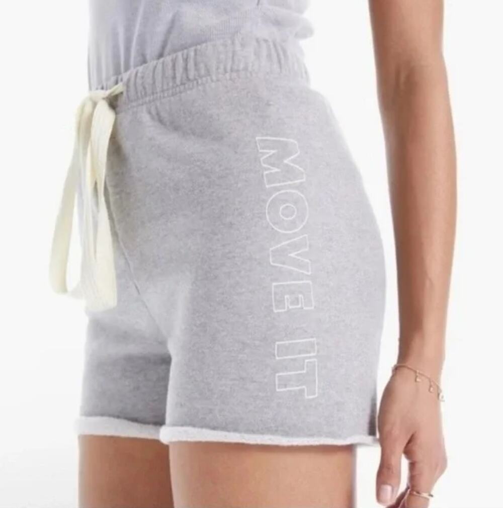 MOTHER DENIM The Bender Move It Frayed French Terry Shorts Shopbop NWT XS $128